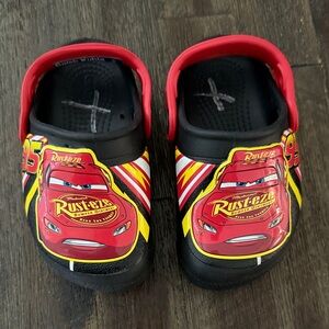 CROCS Red and Black Kids Clogs